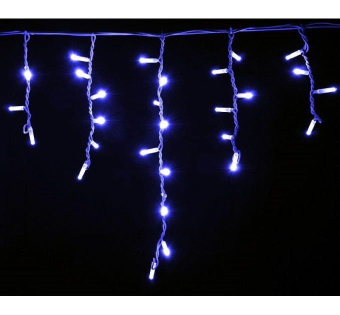 гірлянда зовн DELUX ICICLE 108LED 2x1m 27flash син/біл IP44 - (90012945)