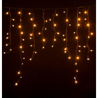 гірлянда зовн DELUX ICICLE 120LED 2x0.9m тепл. біл/черн IP44 EN - (90009072)