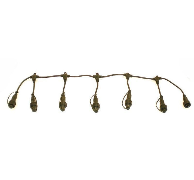 акс.гірл DELUX Connector T-type 6 вих IP44 new черн. EN - (90014156)