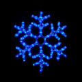 гірлянда зовн DELUX MOTIF Snowflake 55см 12 flash синій IP44 - (90012964)