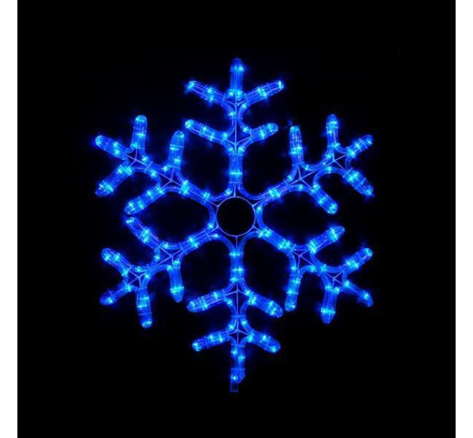 гірлянда зовн DELUX MOTIF Snowflake 55см 12 flash синій IP44 - (90012964)