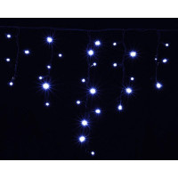 гірлянда зовн DELUX ICICLE 75LED 2x0.7m 18flash син/чор IP44 - (90012958)