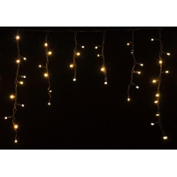 гірлянда зовн DELUX ICICLE 108LED 2x1m 27flash тепл. біл/чор IP44 - (90012947)