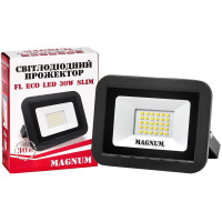 світлодіодний прожектор MAGNUM FL ECO LED 30Вт slim_6500К_IP65 - (90011660)