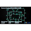 гірлянда зовн DELUX STRING 100LED 10m 20flash зелен/біл IP44 - (90012969)