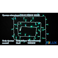 гірлянда зовн DELUX STRING 100LED 10m 20flash зелен/біл IP44 - (90012969)
