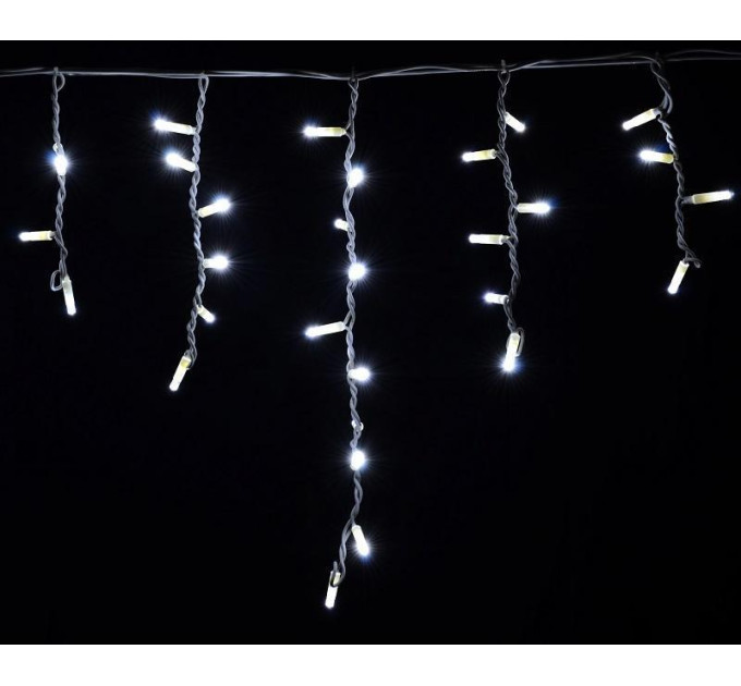 гірлянда зовн DELUX ICICLE 108LED 2x1m 27flash біл/біл IP44 - (90012939)