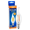 Лед лампа DELUX BL37B 4 Вт tail 2700K 220В E14 filament - (90011685)