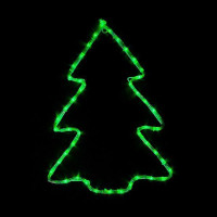 гірлянда зовн DELUX MOTIF Christmas tree 60 * 45см 7 flash зелен. IP44 - (90012986)