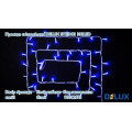 гірлянда зовн DELUX STRING 100LED 10m 20flash синій/біл IP44 - (90012975)