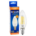 Лед лампа DELUX BL37B 6 Вт 4000K 220В E14 filament - (90011684)
