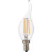 Світлодіодна лампа FILAMENT FLAME-6 6W Е14 4200К HOROZ ELECTRIC 001-014-0006-030
