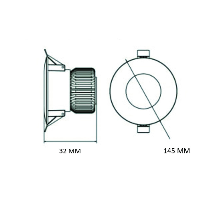 Світлодіодний світильник врізний ALEXA-20 3CCT 20W HOROZ ELECTRIC 016-048-1020-010