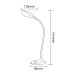 Світильник настільний LED ASLI 9W білий HOROZ ELECTRIC 049-035-0009-010