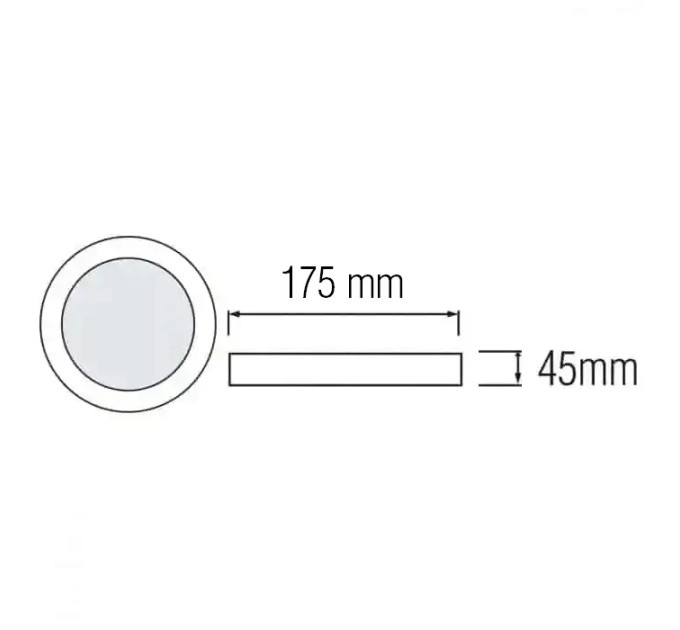 Світлодіодний світильник CARLA-24 24W 6500К HOROZ ELECTRIC 016-058-0024-020