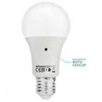 Світлодіодна лампа DARK-10 з сутінковим датчиком 4200K HOROZ ELECTRIC 001-068-0010-030