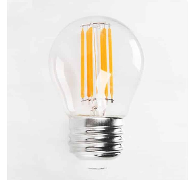 Світлодіодна лампа FILAMENT MINI GLOBE-6 6W Е27 2700К HOROZ ELECTRIC 001-063-0006-010