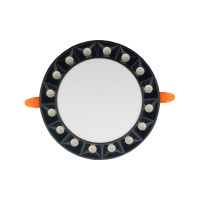 Світлодіодний світильник вбудований LED HARLEY-5 5W 3000K-6500K чорний HOROZ ELECTRIC 016-074-0005-020