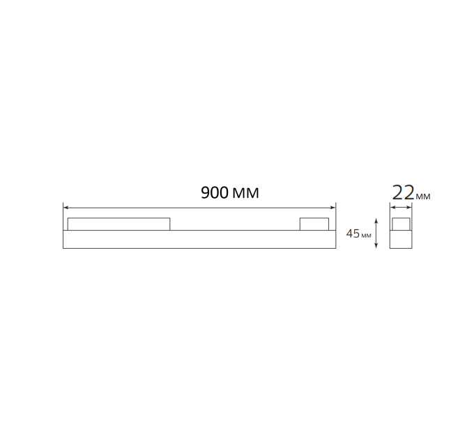 Світлодіодний світильник трековий лінійний MAGNET-LM3 28W чорний HOROZ ELECTRIC 129-001-0028-020
