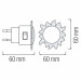Нічник led REX білий HOROZ ELECTRIC 085-001-0002-010
