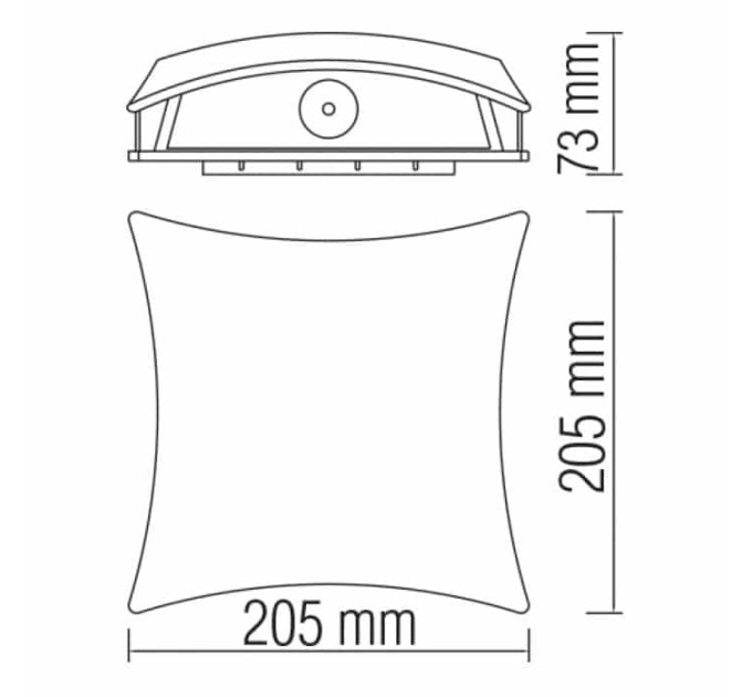 Світлодіодний світильник садово-парковий TAFLAN HOROZ ELECTRIC 076-006-0006-010