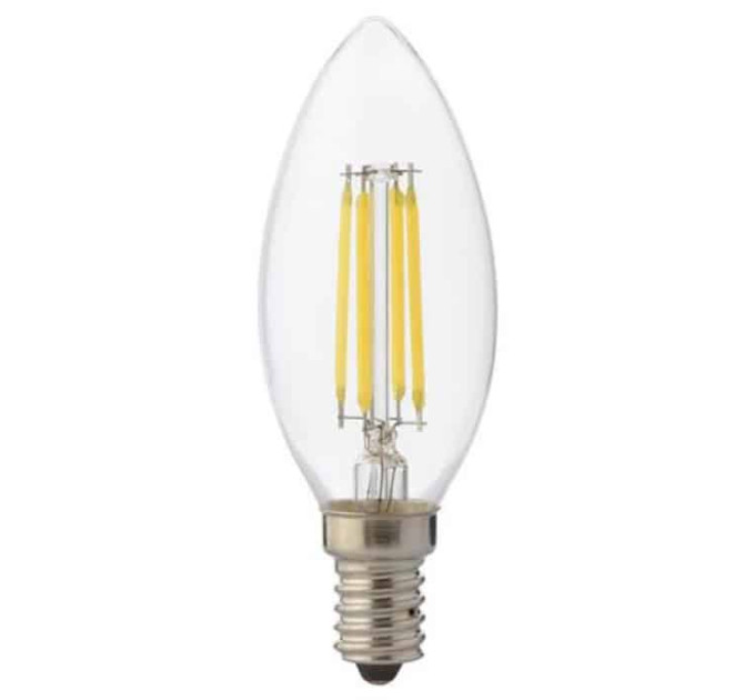 Світлодіодна лампа FILAMENT CANDLE-6 6W 4200 K HOROZ ELECTRIC 001-013-0006-030