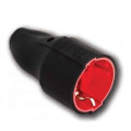 Штепсельне гніздо з заземленням каучукове HOROZ ELECTRIC 300-000-805