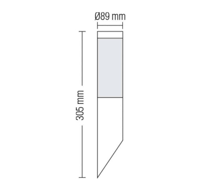 Світильник садово-парковий KAVAK-1 Е27 HOROZ ELECTRIC 075-014-0001-010