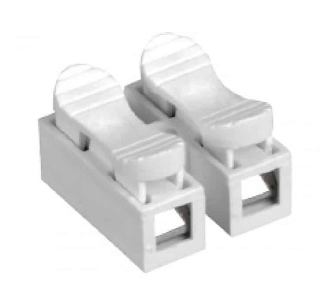 Роз’єм 2-х полюсний 2.5 мм WIRE SPRING-2/2.5 HOROZ ELECTRIC 106-002-0025-010