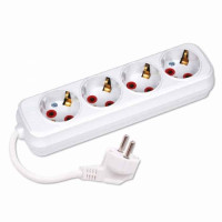 Подовжувач 4 гнізда 3 М з заземленням HOROZ ELECTRIC 200-403-401