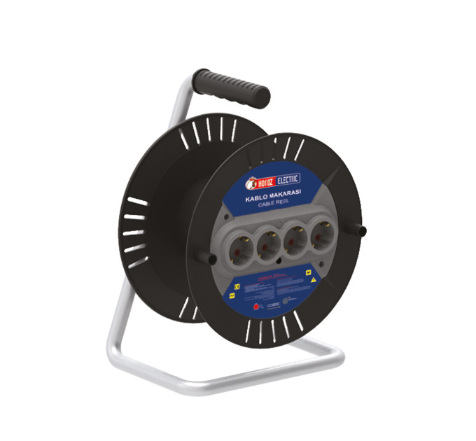 Кабельна котушка NEW без кабеля з заземленням HOROZ ELECTRIC 310-000-101