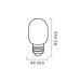 Світлодіодна лампа COMFORT 2W E27 HOROZ ELECTRIC 001-087-0002-020