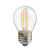 Світлодіодна лампа FILAMENT BALL-6 6W Е27 2700К HOROZ ELECTRIC 001-089-0006-040