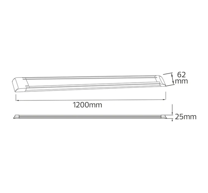 Світлодіодний світильник GAMA-60 60W 4200K HOROZ ELECTRIC 052-006-0120-020