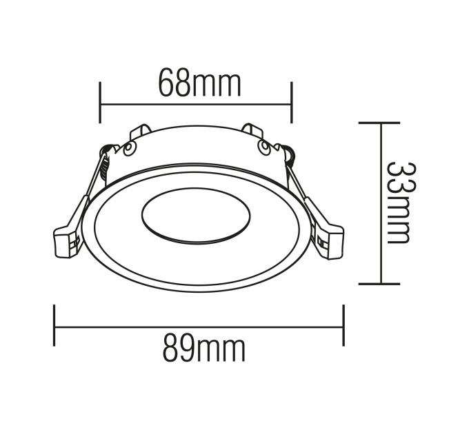 Корпуси під лампу KAKTUS-R білий HOROZ ELECTRIC 015-034-0001-010