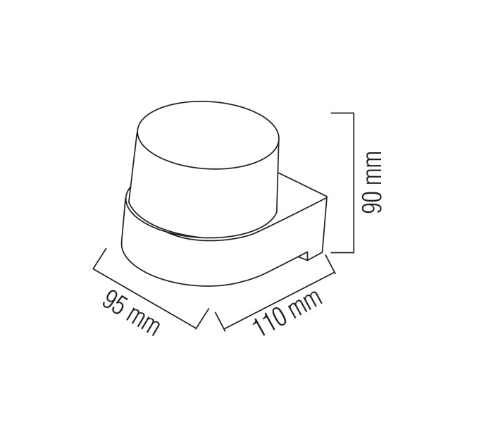 Світильник садово-парковий KING-5/R 5W 4200K чорний HOROZ ELECTRIC 076-082-0001-010