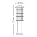 Світильник садово-парковий LADIN-3 Е27 HOROZ ELECTRIC 075-002-0003-010