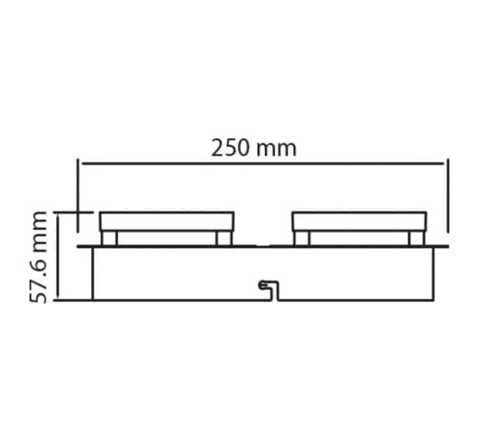Світлодіодний світильник стельовий LIKYA-4 HOROZ ELECTRIC 036-007-0004-010