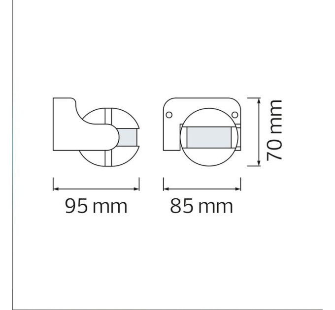 Датчик LINEA чорний HOROZ ELECTRIC 088-001-0003-020