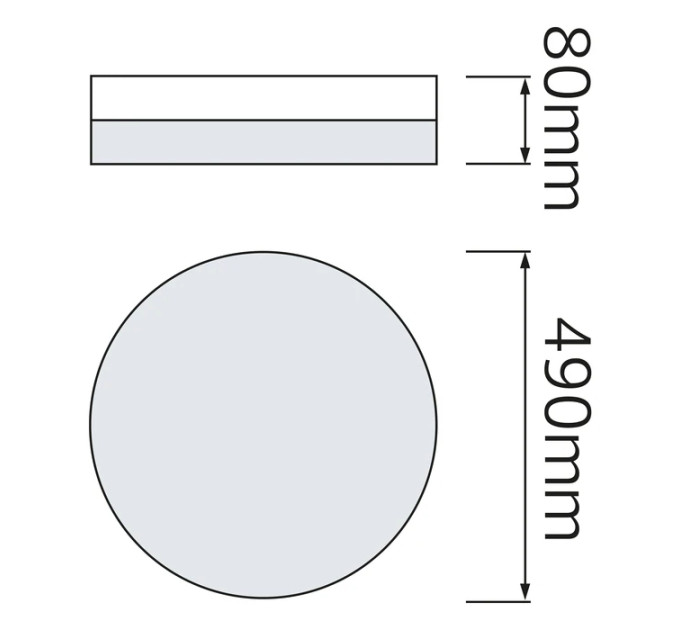 Світлодіодний світильник потолочний RADIUS-48 HOROZ ELECTRIC 027-012-0048-010