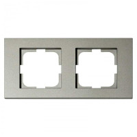 Рамка 2-на GRANO антрацит OVIVO 400-130000-226