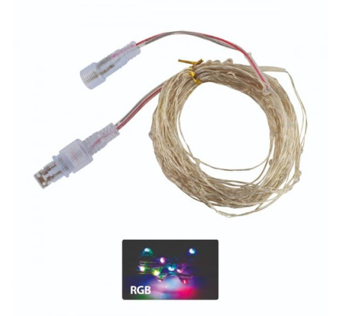 Гірлянда вулична світлодіодна вологозахищена в силіконі MONTANA-RGB HOROZ ELECTRIC 080-001-0004-070