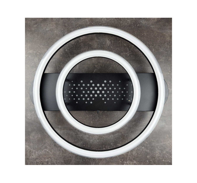 Світильник LED smart KENZO-R+пульт 85W 3000-5000K IP20 круг чорний Violux ( 220665 )