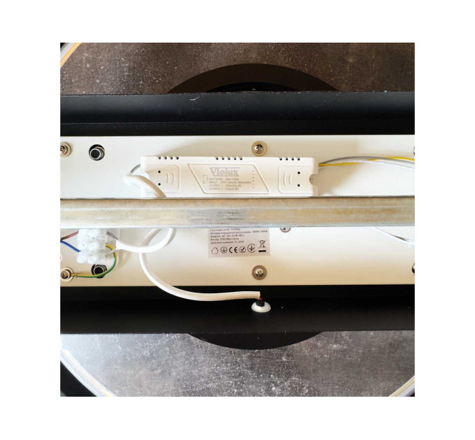 Світильник LED smart KENZO-R+пульт 85W 3000-5000K IP20 круг чорний Violux ( 220665 )