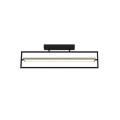 Світильник LED smart PRADA+пульт 60W 3000-5000K IP20 прямокутник чорно-золотий Violux ( 220725 )