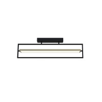 Світильник LED smart PRADA+пульт 60W 3000-5000K IP20 прямокутник чорно-золотий Violux ( 220725 )