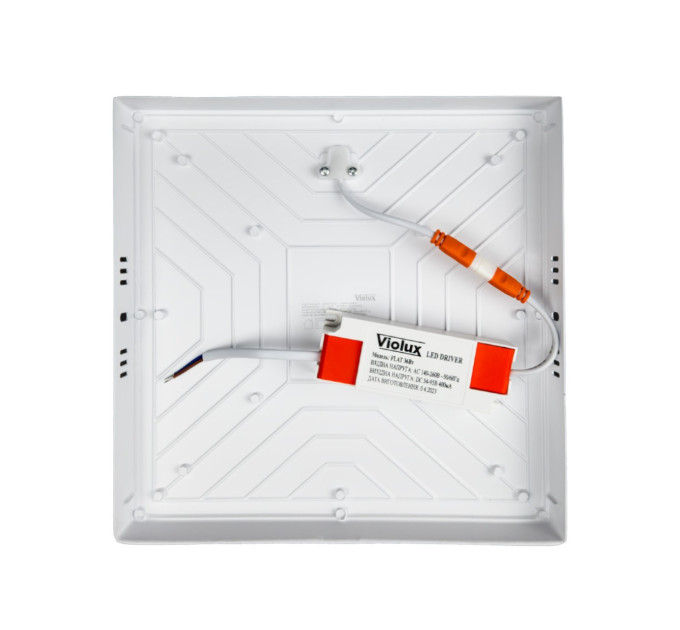 Світильник LED Violux ДББ FLAT 36W 5000K IP20 квадрат ( 330231 )