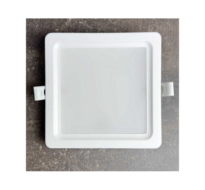 Світильник LED даунлайт Violux ALUMIN 12W 4200K квадрат IP20 ( 121270 )