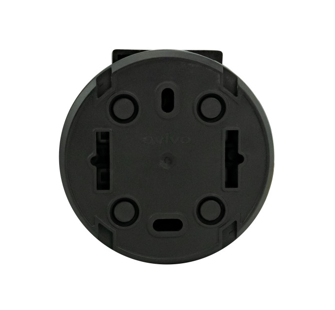 Розетка з заземленням з кришкою антрацит xOne OVIVO 406-250000-249
