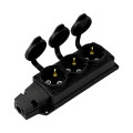 Колодка 3 гнізда з кришкою HOROZ ELECTRIC 220-000-301
